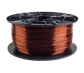 Plasty Mladeč tisková struna filament 1.75 PETG transparentní hnědá 1 kg