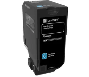 Lexmark 74C20CE korporátní vratná tonerová kazeta modrá pro CS720&CS725&CX725 / 3000 stran