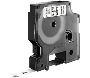 Dymo originální páska do tiskárny štítků Dymo 40913 černý tisk / bílý podklad / 7m / 9mm / D1