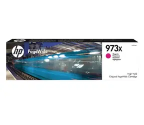 HP 973X originální cartridge purpurová  / PageWide Pro 452 & 477   / až 7000 stran