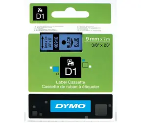 Dymo páska D1 9mm x 7m černá na modré