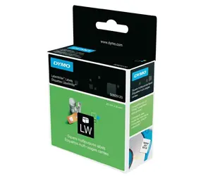 Dymo papírové štítky 25mm x 25mm / bílé / multifunkční / 750 ks