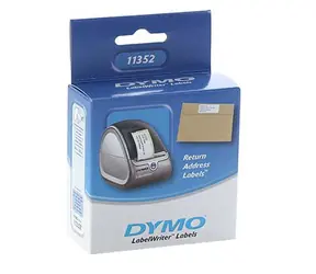 Dymo papírové štítky 54mm x 25mm / bílé / pro zpáteční adresu / 500 ks