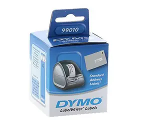 Dymo papírové štítky 89mm x 28mm 2x130 ks / bílé / adresní