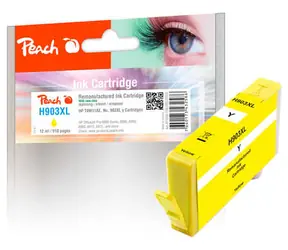 Peach remanufactured alternativní cartridge HP 903XL (T6M11AE) žlutá / 12 ml / new chip