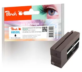 Peach remanufactured alternativní cartridge HP 953XL (L0S70AE) černá / 59 ml / new chip