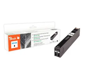 Peach remanufactured alternativní cartridge HP 913A (L0R95AE) černá / 64 ml / new chip