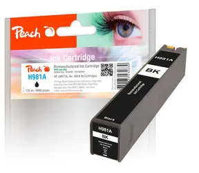 Peach remanufactured alternativní cartridge HP 981A (J3M71A) černá / new chip