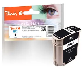 Peach remanufactured alternativní cartridge HP 72 (C9397A) foto černá / 76 ml / new chip