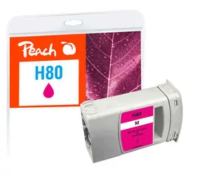 Peach remanufactured alternativní cartridge HP 80 (C4873A) purpurová / 175 ml / new chip