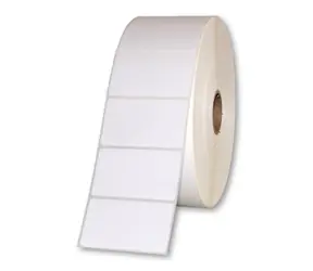 Zebra Z-Ultimate 3000T PE etikety 57x32mm (12 rolí) / role 127mm / rulička 25.4mm / bílá lesklá / 2100ks / balení 12rolí