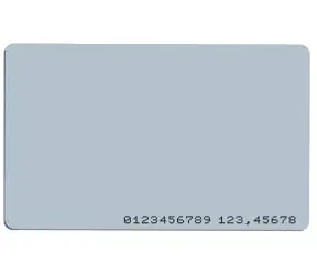 OEM RFID-CARD-LF Bezkontaktní ISO karta RFID / 125 kHz / RO / vytisknuté číslo tagu na kartě