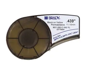 BRADY páska pro označování kabelů / černožlutá / -55° C až 135° C / kompatibilní s BMP 21, BMP 21-PLUS, IDPAL, LABPAL