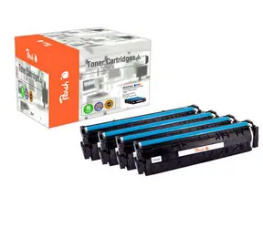 Peach 203X Remanufactured kompatibilní toner MultiPack / pro LaserJet Pro M281fdw / 1x3200 & 3x2500 stran