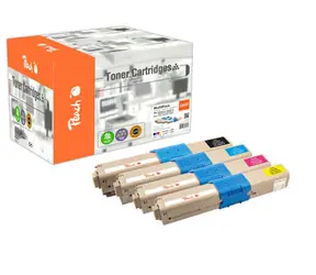Peach Remanufactured alternativní toner OKI  C332XL MultiPack / pro C332 / 1x3500 & 3x3000 stran