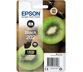 EPSON 202 Claria Premium foto černá / originální cartridge / XP-6000 / 4.1 ml