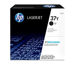 HP 37Y originální toner černá / pro HP LaserJet Enterprise M631 & M632 & M633 / 41.000 stran