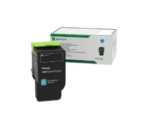 Lexmark 78C20C0 originální vratný toner modrá / pro CS421dn & CS521dn & CS622de & CX421adn / 1.400stran