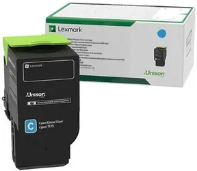 Lexmark 78C20CE originální vratný toner modrá / pro CS421dn & CS521dn & CS622de & CX421adn / 1.400stran