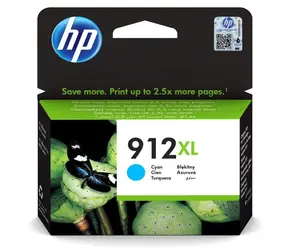 HP 912XL originální cartridge modrá / pro HP OfficeJet 8013 & HP OfficeJet Pro 8023 / 9.9ml / 825 stran
