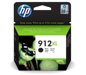 HP 912XL originální cartridge černá / pro HP OfficeJet 8013 & HP OfficeJet Pro 8023 / 21.7ml / 825 stran
