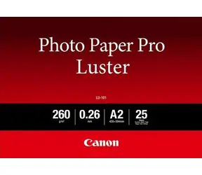 Canon fotopapír LU-101 A2 25 ks / A2 / 260g / 25 listů / lesklý