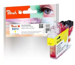 Peach alternativní cartridge Brother LC-3213 žlutá / pro DCP-J772 & MFC-J890 / 7ml / new chip
