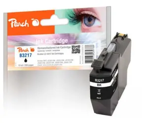 Peach remanufactured cartridge Brother LC-3217 černá / pro MFC-J5730DW & MFC-J6930DW / 13ml / reset chip