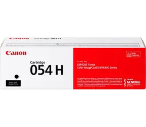 Canon 054HBK originální toner černá / i-SENSYS LBP621Cw & MF641Cw & i-SENSYS MF645Cx / 3.100 stran