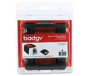 Evolis barvící páska černá pro tiskárny Badgy100 & Badgy200 / kapacita až 500 karet