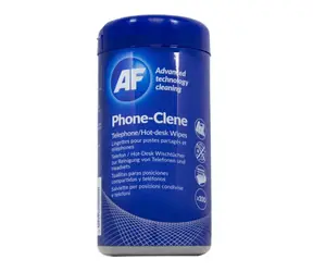 AF Phone-Clene - čisticí hygienické ubrousky na telefony & náhlavní soupravy (100 ks)