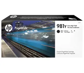 HP originální inkoustová náplň 981Y černá / pro HP PageWide Enterprise Color 556dn & 556xh / 343.5ml