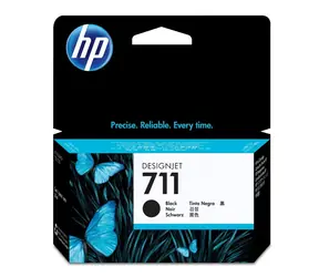 HP CZ129A originální cartridge 711 černá / DesignJet T120 T520 / 38 ml 