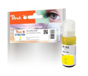 Peach C13T00P440 alternativní inkoust žlutá / Epson EcoTank ET-2710 & EcoTank ET-2712 / 70ml 