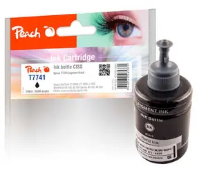 Peach T7741 alternativní inkoust pigmentová černá / pro Epson L1455 & L605 & L655 & EcoTank ET-4550 & L1455 / 140 ml 