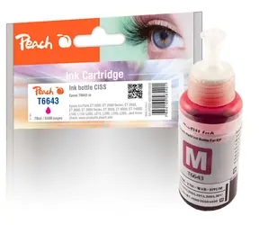 Peach T6643 alternativní inkoust fialová / pro Epson L1455 & L605 & L655 & EcoTank ET-4550 & L1455 / 70 ml 