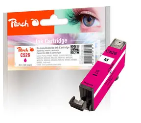 Peach CLI-526M alternativní cartridge fialová / Pixma iP4850 / 1x9 ml