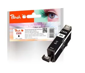 Peach CLI-526B alternativní cartridge černá / Pixma iP4850 / 1x9 ml