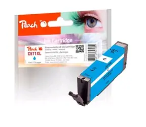 Peach CLI-571XLC modrá / alternativní cartridge / 11 ml
