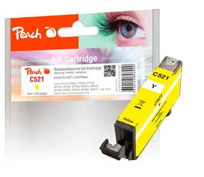 Peach CLI-521 alternativní inkoustová kazeta žlutá / 9 ml