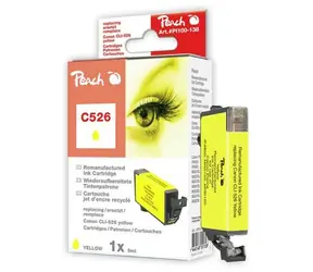 Peach CLI-526Y alternativní cartridge žlutá / Pixma iP4850 / 9 ml