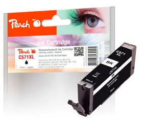 Peach CLI-571XL černá / alternativní cartridge / pro MG5750 / 11 ml