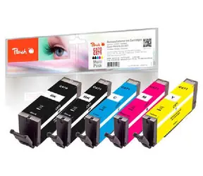 Peach PGI-570 CLI-571 MultiPack / alternativní cartridge / pro MG5750 / bk & pbk & c & m & y