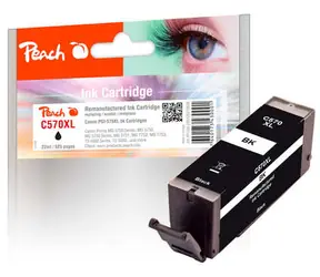 Peach PGI-570 XL černá / alternativní cartridge / pro MG5750 / 22 ml