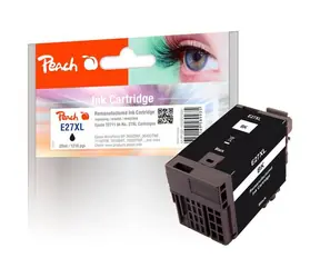Peach T2711 alternativní cartridge černá / 27XL / pro Epson WF-3620 / 20 ml