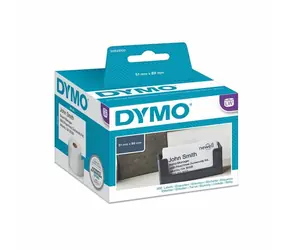 Dymo papírové štítky 89mm x 51mm / bílé / velké / 1x300 ks / nelepivé