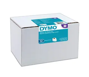 Dymo papírové štítky 101mm x 54mm 2640 ks / bílé / velké