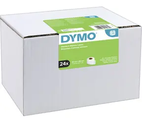 Dymo papírové štítky 89mm x 28mm 3120 ks / bílé / velké