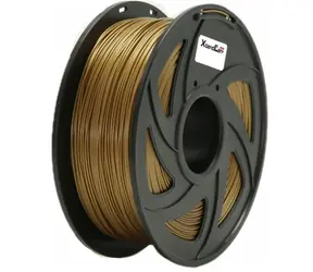 XtendLan PETG filament zlatá / struna pro 3D tiskárnu / PETG / 1.75mm / 1kg   