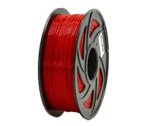 XtendLan PETG filament červená / struna pro 3D tiskárnu / PETG / 1.75mm / 1kg   
